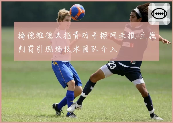 梅德维德夫指责对手擦网未报 主裁判罚引现场技术团队介入